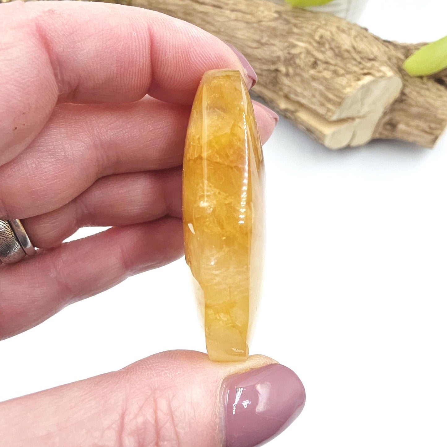 Golden Healer Palm Stone – Deep Healing & Spiritual Balance Crystal, 60g