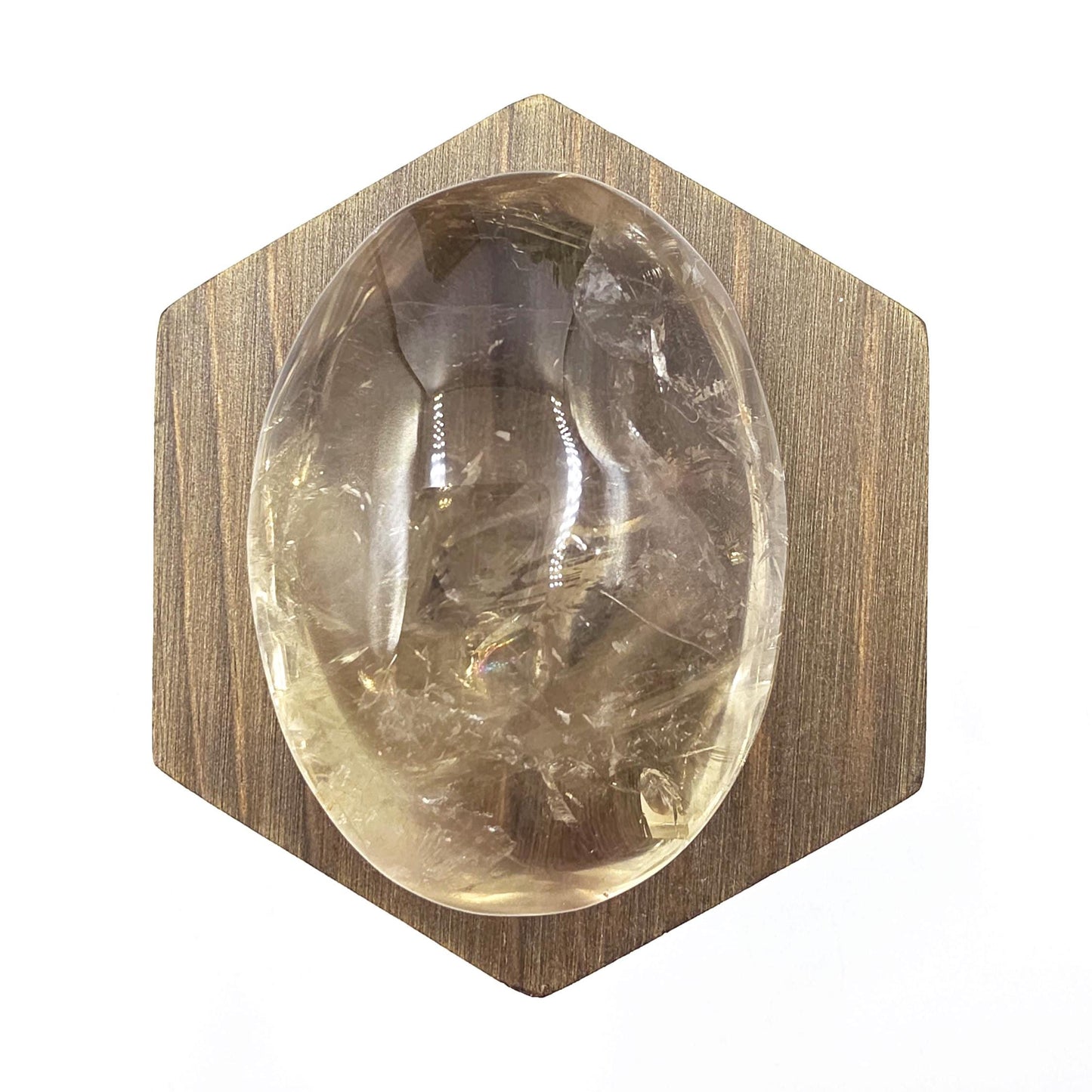 Large Citrine Palm Stone with Phantoms – Abundance, Transformation & Manifestation Crystal, 115g