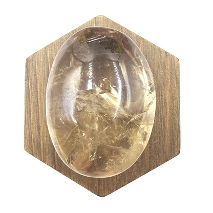 Large Citrine Palm Stone with Phantoms – Abundance, Transformation & Manifestation Crystal, 115g