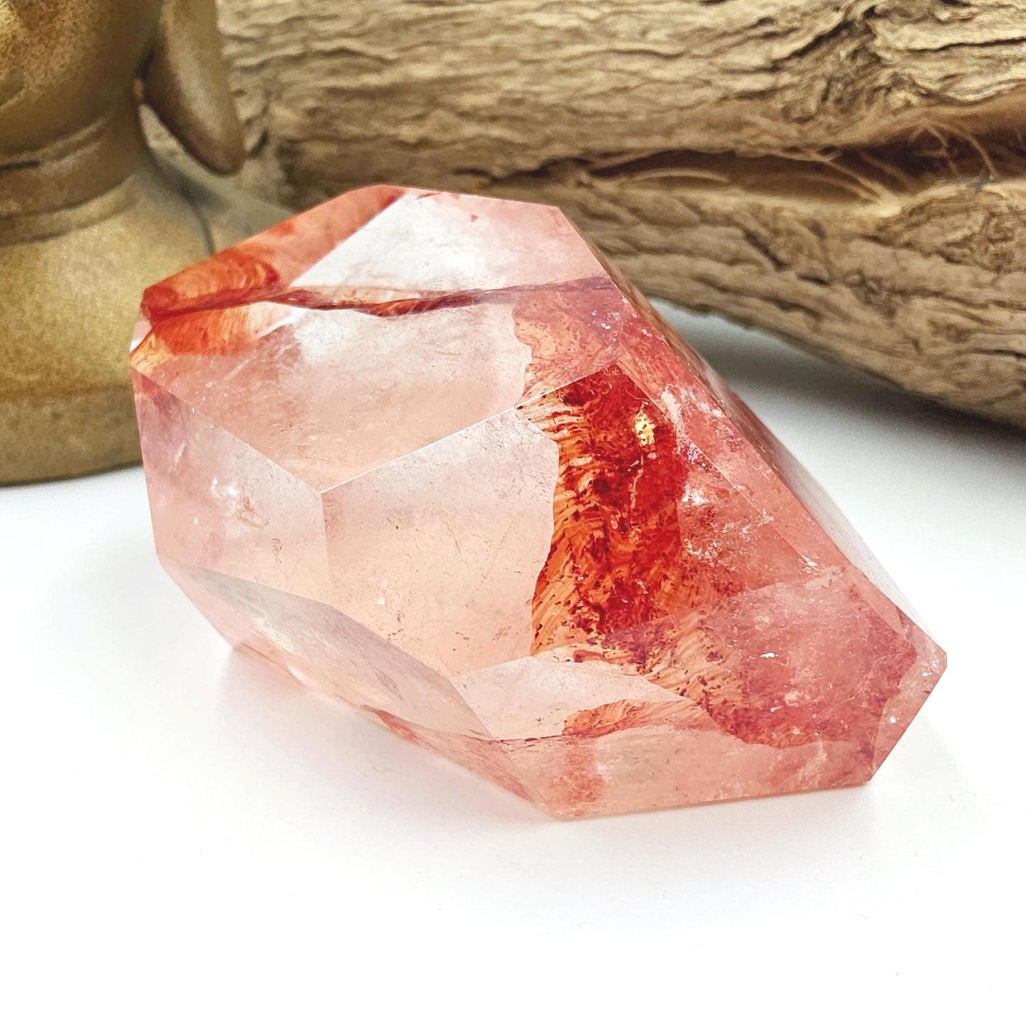 Madagascan Fire Quartz (Hematoid) Freeform – Grounding, Clarity & Energy Balancing Crystal, 300g