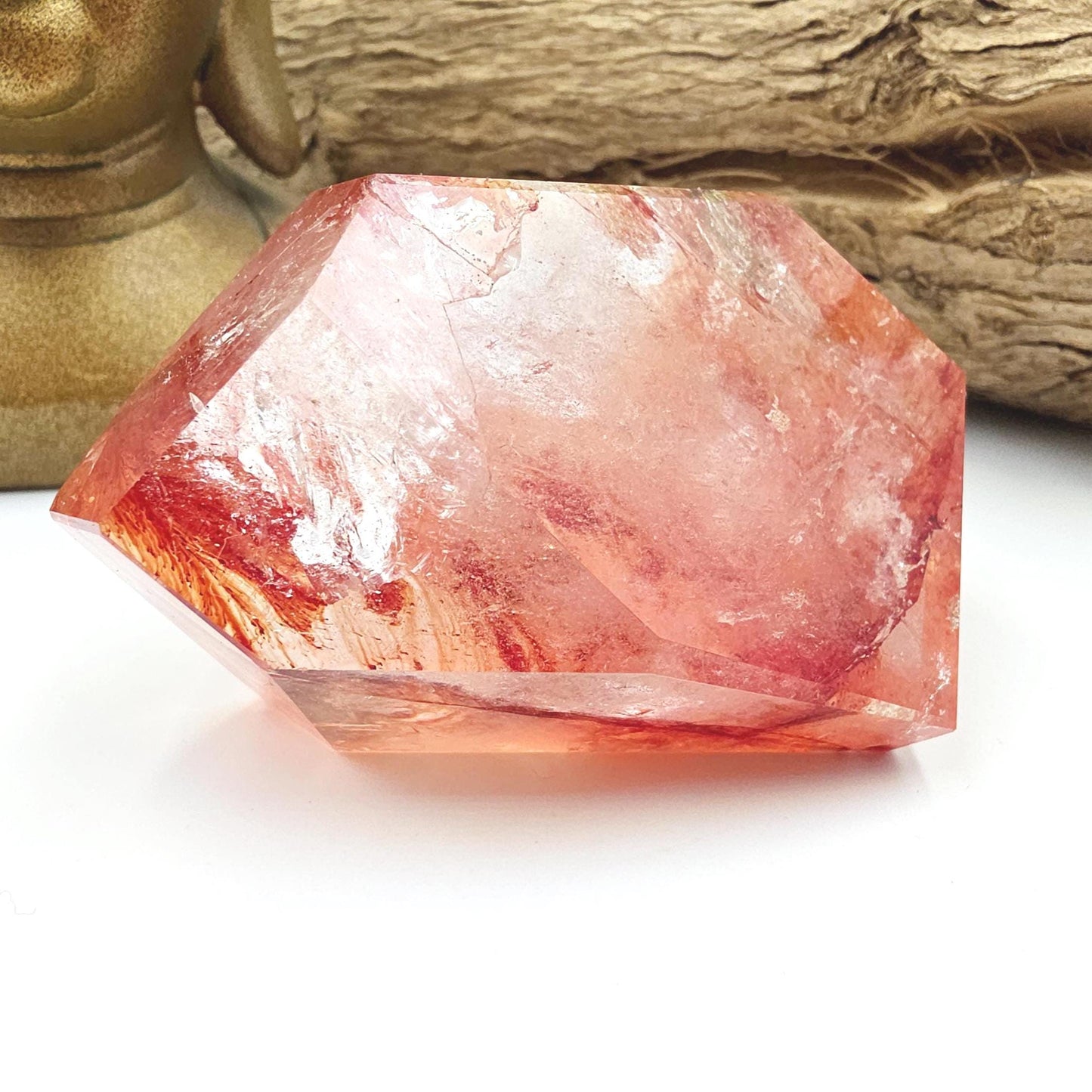 Madagascan Fire Quartz (Hematoid) Freeform – Grounding, Clarity & Energy Balancing Crystal, 300g