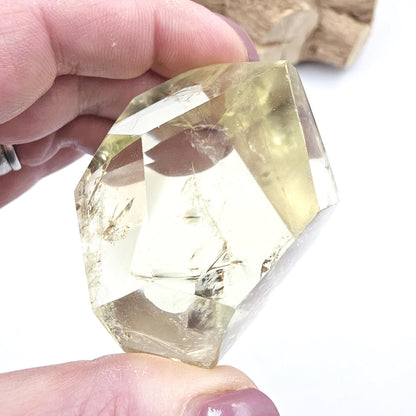 Citrine Freeform with Rainbows – Abundance, Confidence & Positive Energy Crystal, 120g