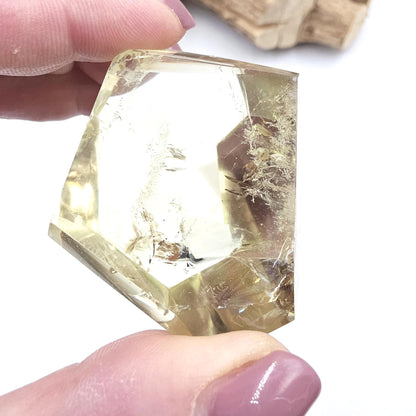 Citrine Freeform with Rainbows – Abundance, Confidence & Positive Energy Crystal, 120g