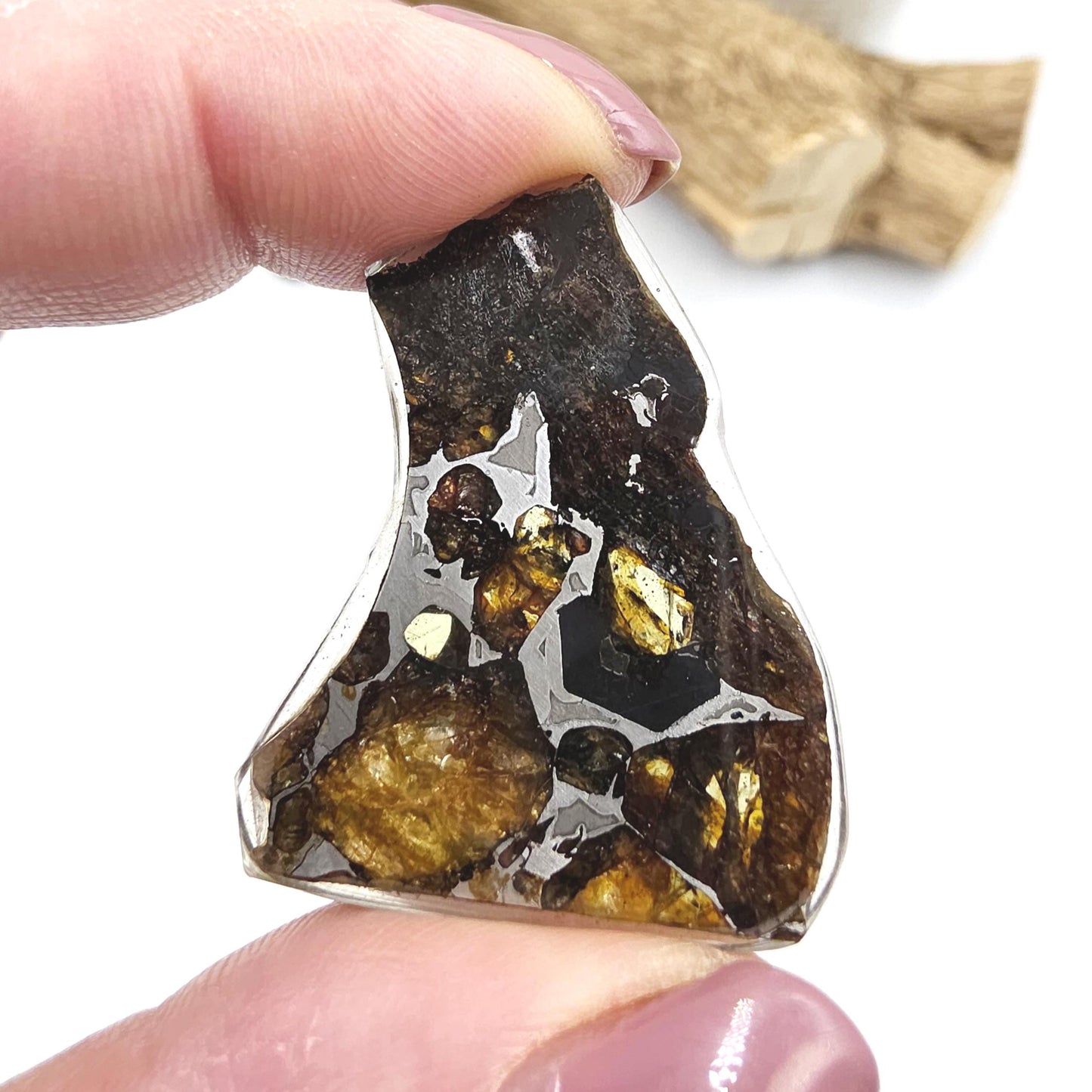 Rare Seymchan Meteorite Specimen – Cosmic Energy & Transformation Crystal, 6.5g