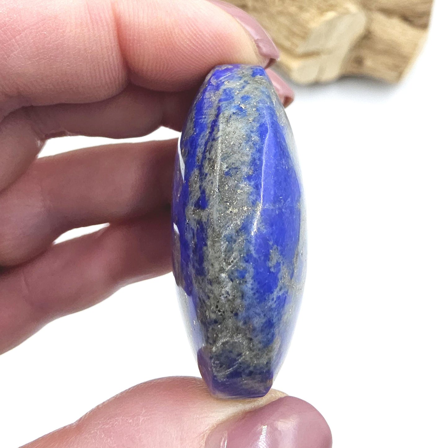 Lapis Lazuli Palm Stone – Wisdom, Intuition & Spiritual Awareness Crystal, 65g