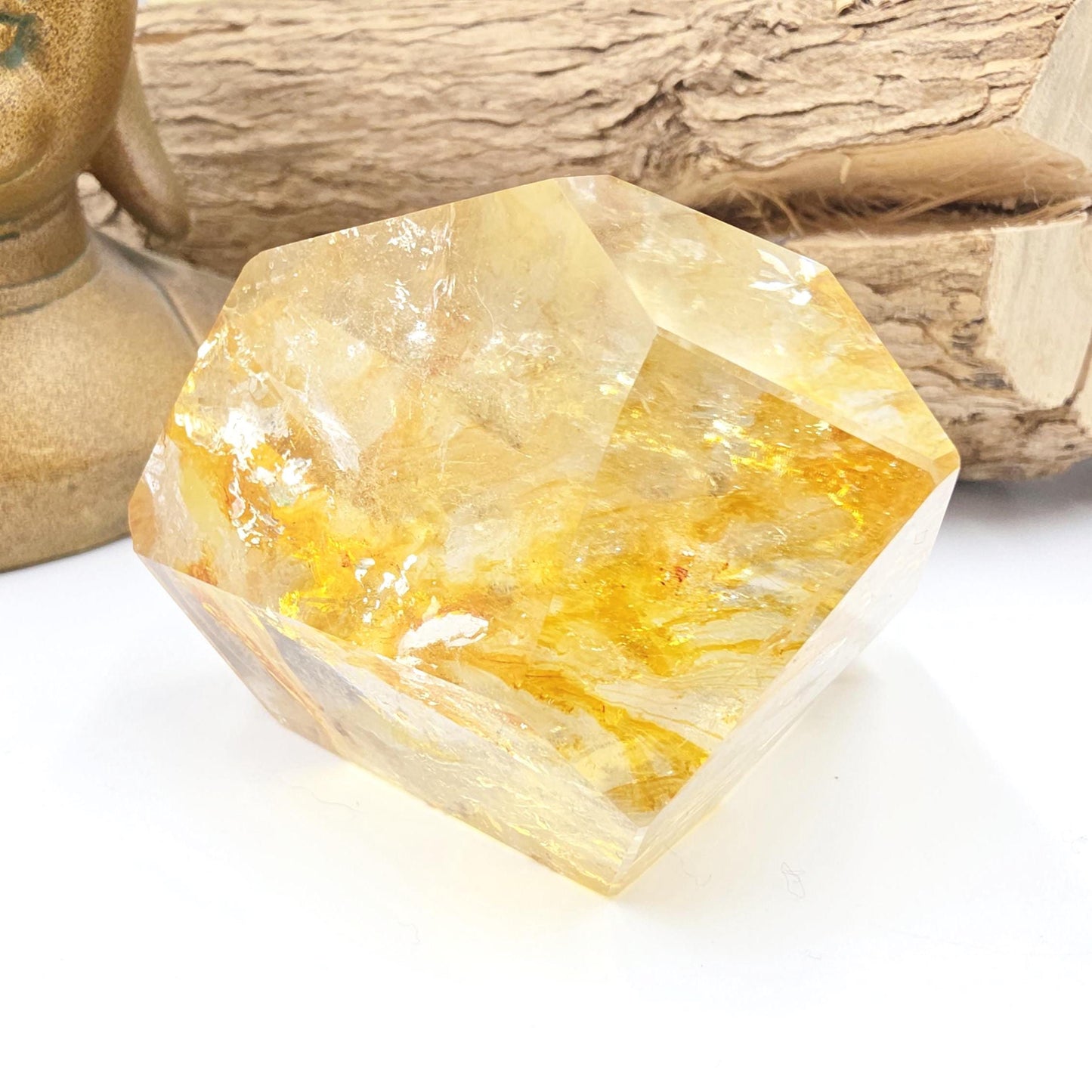 Madagascan Golden Healer Freeform – Deep Healing, Energy Amplification & Spiritual Balance Crystal, 295g