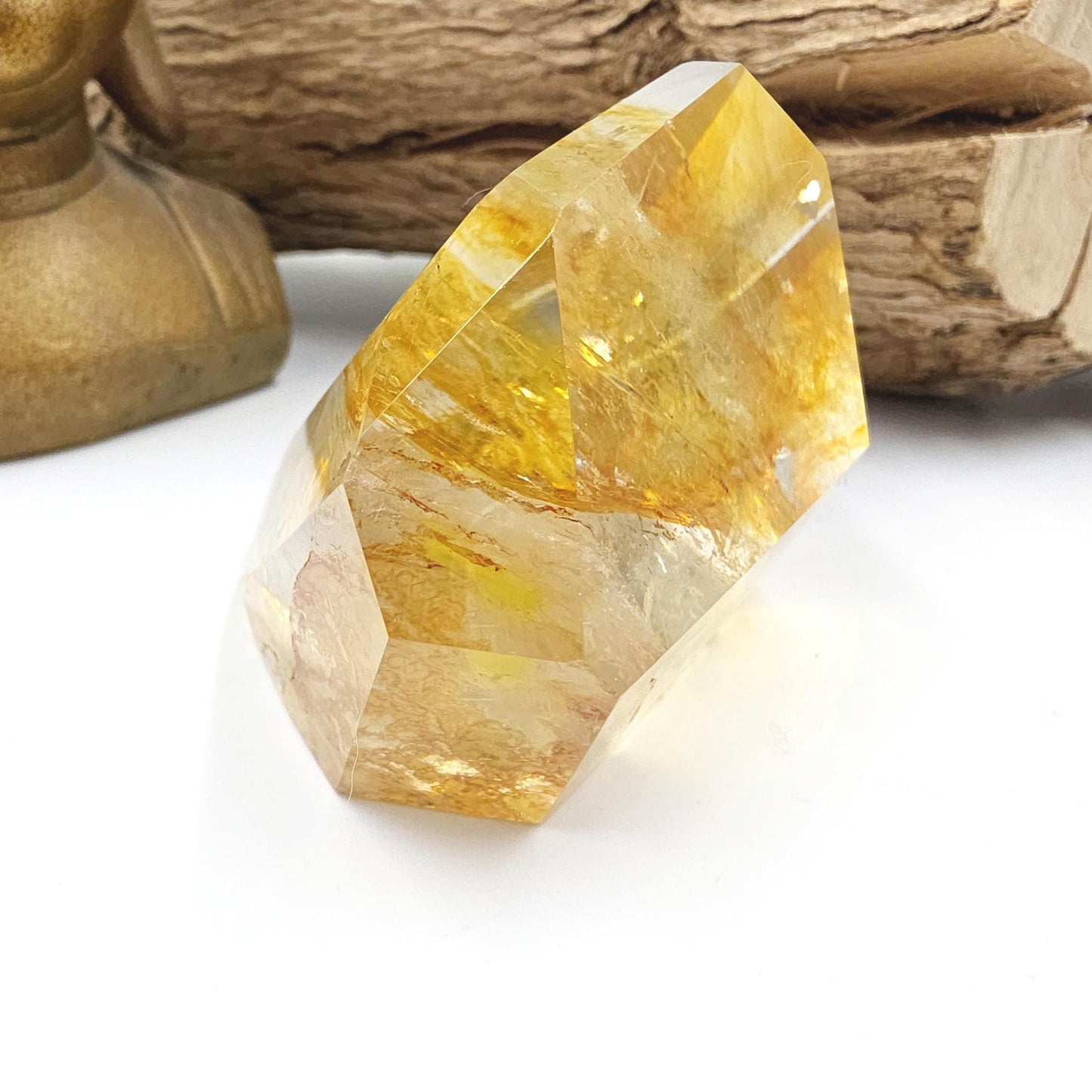 Madagascan Golden Healer Freeform – Deep Healing, Energy Amplification & Spiritual Balance Crystal, 295g