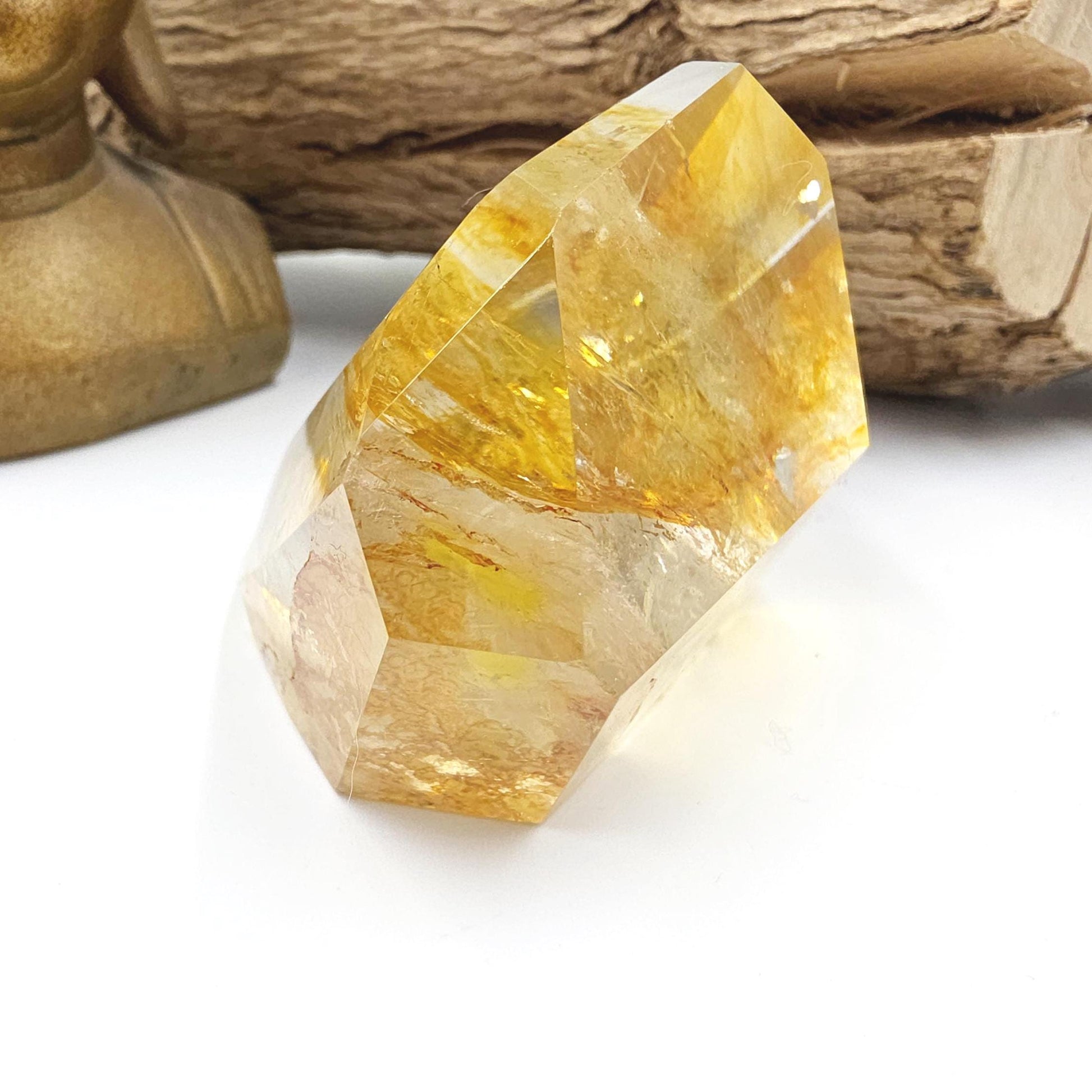 Madagascan Golden Healer Freeform – Deep Healing, Energy Amplification & Spiritual Balance Crystal, 295g