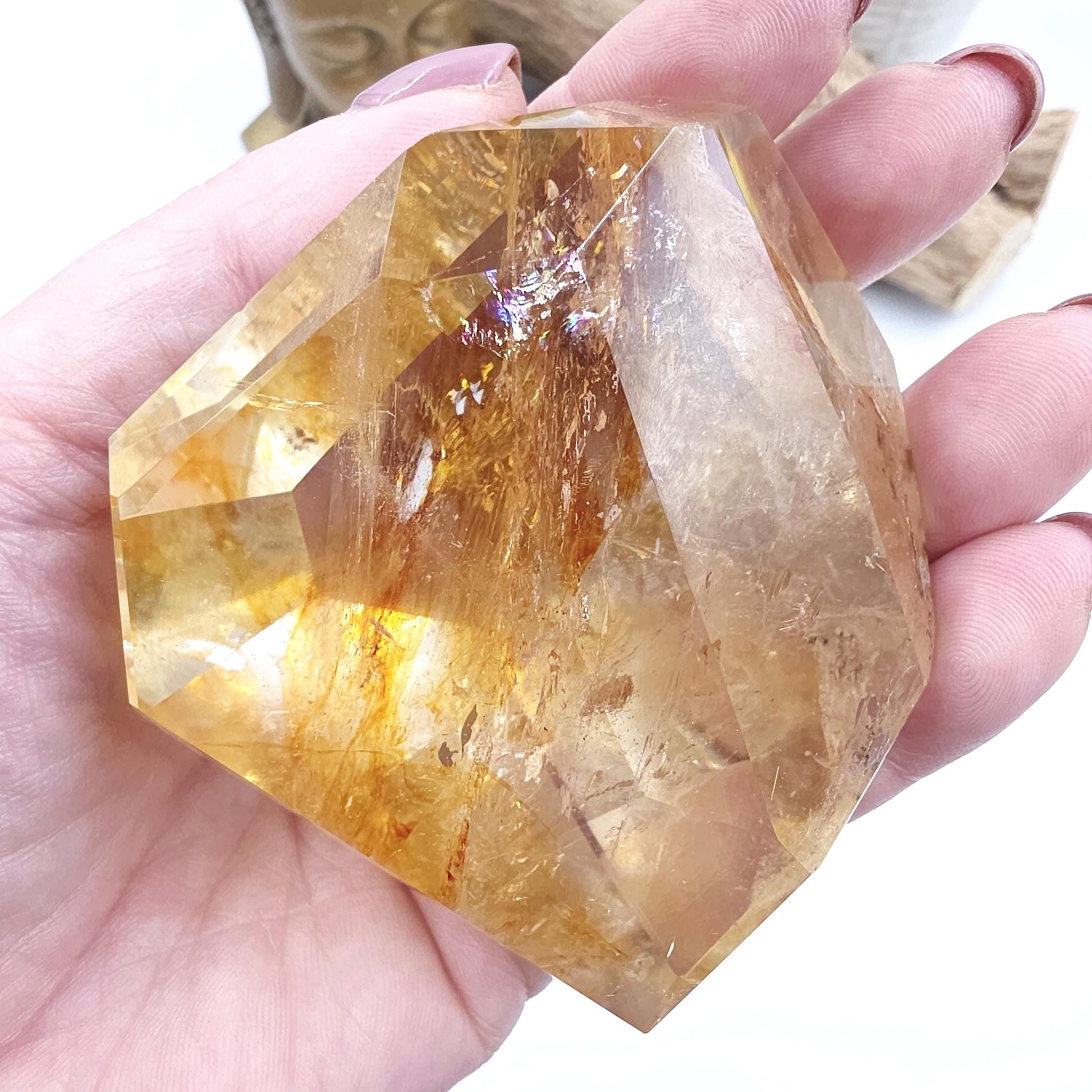 Madagascan Golden Healer Freeform – Deep Healing, Energy Amplification & Spiritual Balance Crystal, 295g
