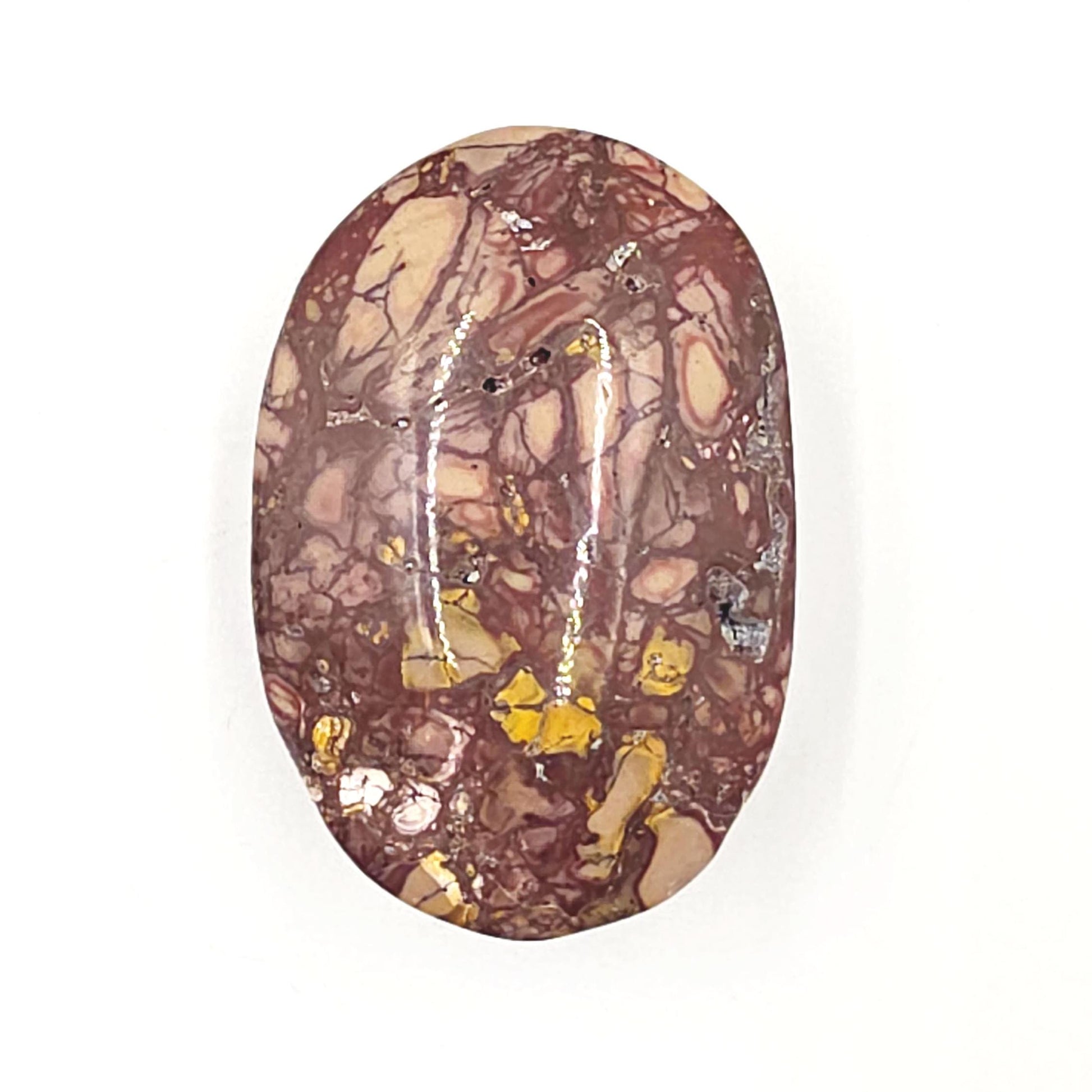 Mookaite Jasper Palm Stone – Strength, Grounding & Emotional Balance Crystal, 80g