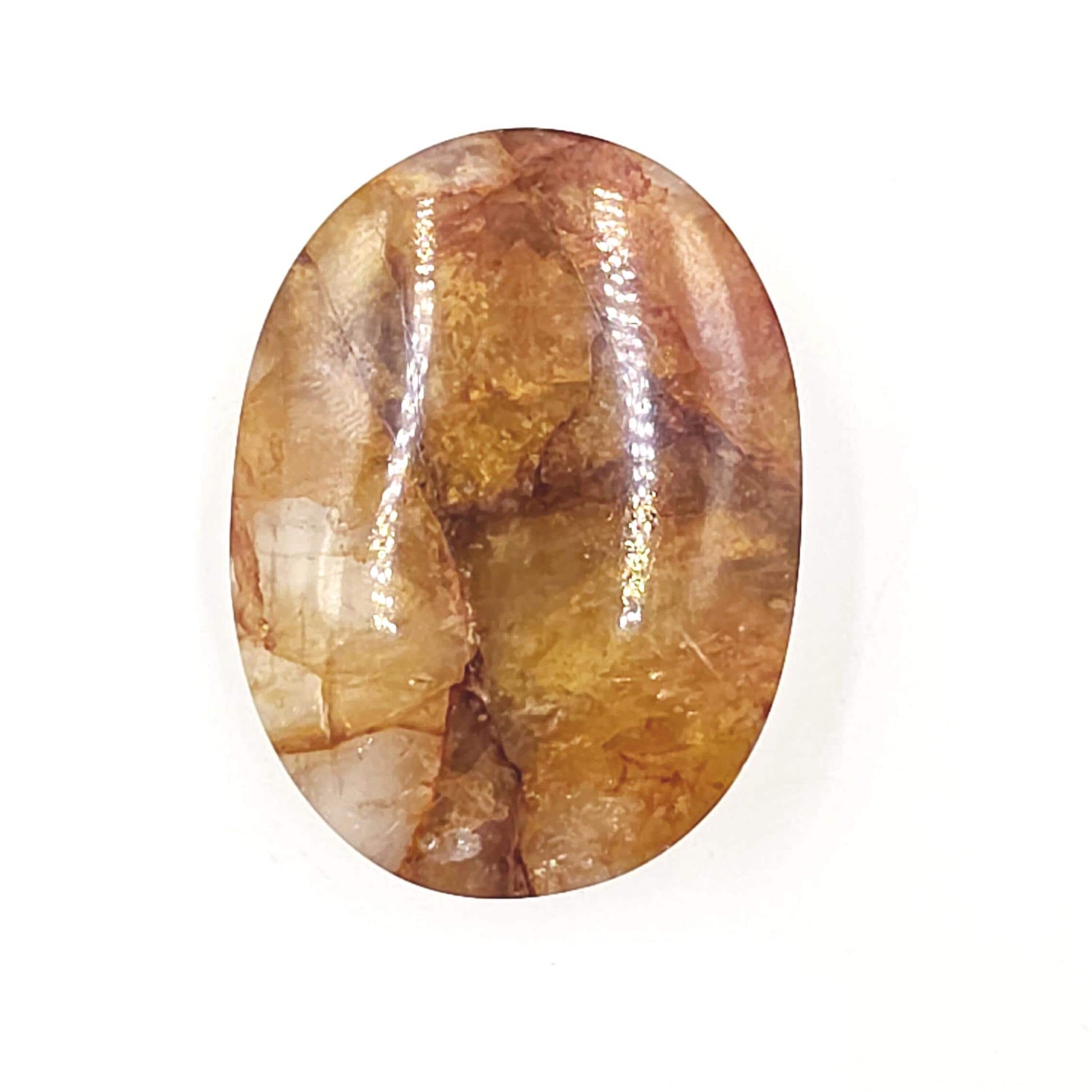 Golden Healer Palm Stone – Deep Healing & Spiritual Balance Crystal, 65g