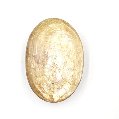 Golden Mica (Muscovite) Palm Stone – Confidence, Clarity & Emotional Strength Healing Crystal, 70g