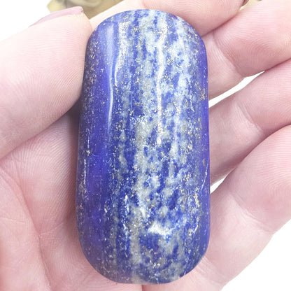 Lapis Lazuli Palm Stone – Wisdom, Intuition & Spiritual Awareness Crystal, 75g