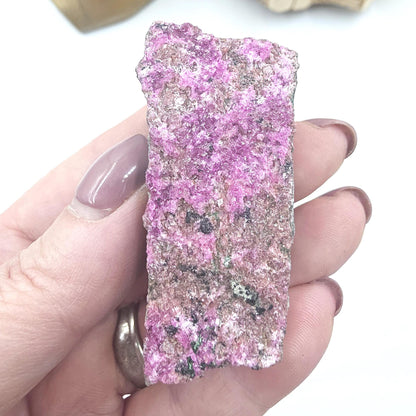 Sparkly Raw Cobaltocalcite Specimen – Love, Emotional Healing & Heart Chakra Crystal, 80g