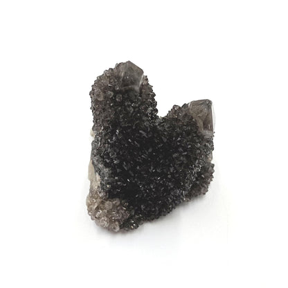 Rare Black Spirit Quartz Cluster Specimen – Protection, Spiritual Growth & High Vibration Crystal, 55g