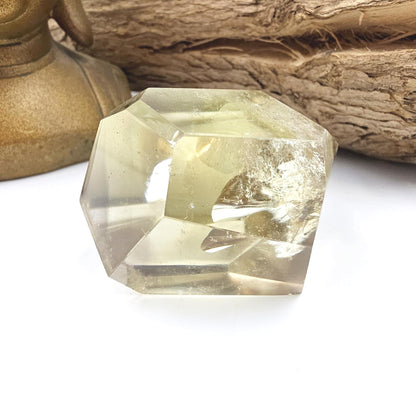 Citrine Freeform with Large Rainbow – Abundance, Confidence & Positive Energy Crystal, 160g