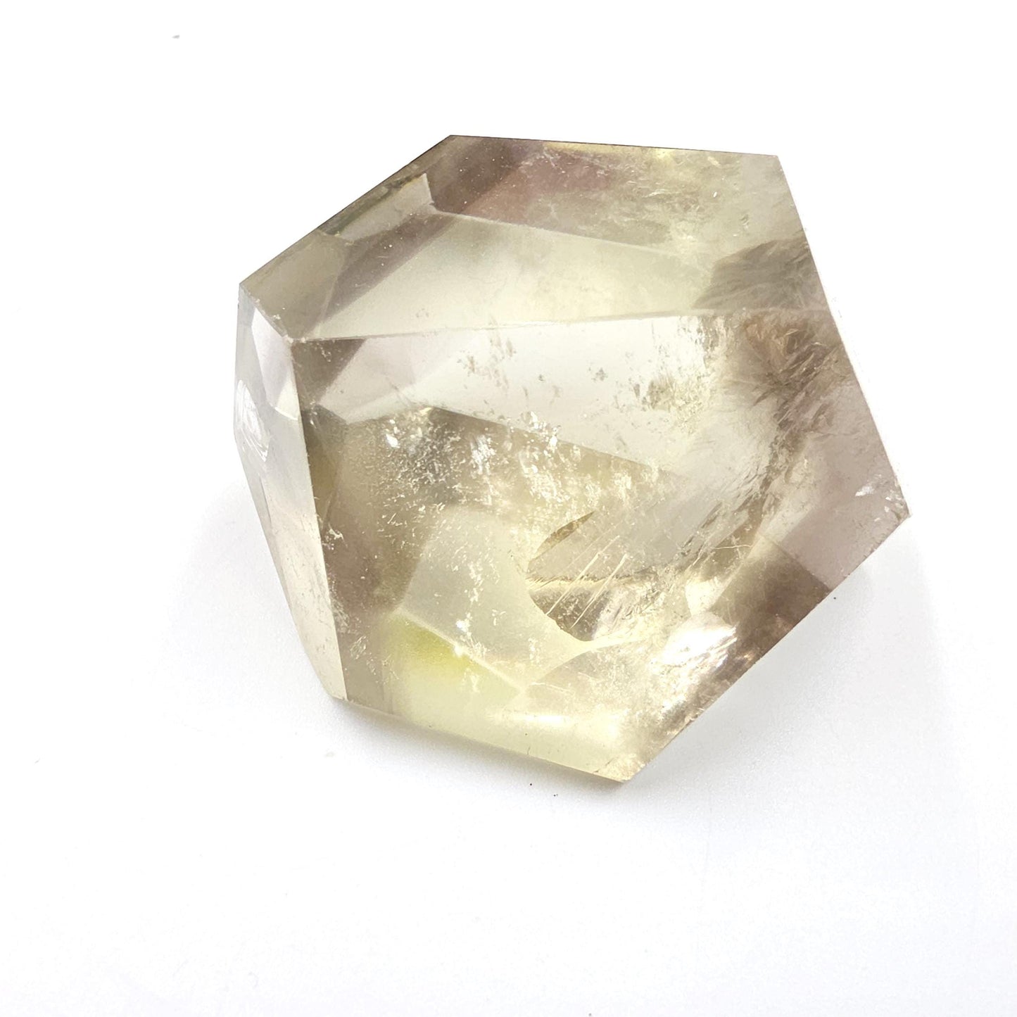 Citrine Freeform with Large Rainbow – Abundance, Confidence & Positive Energy Crystal, 160g