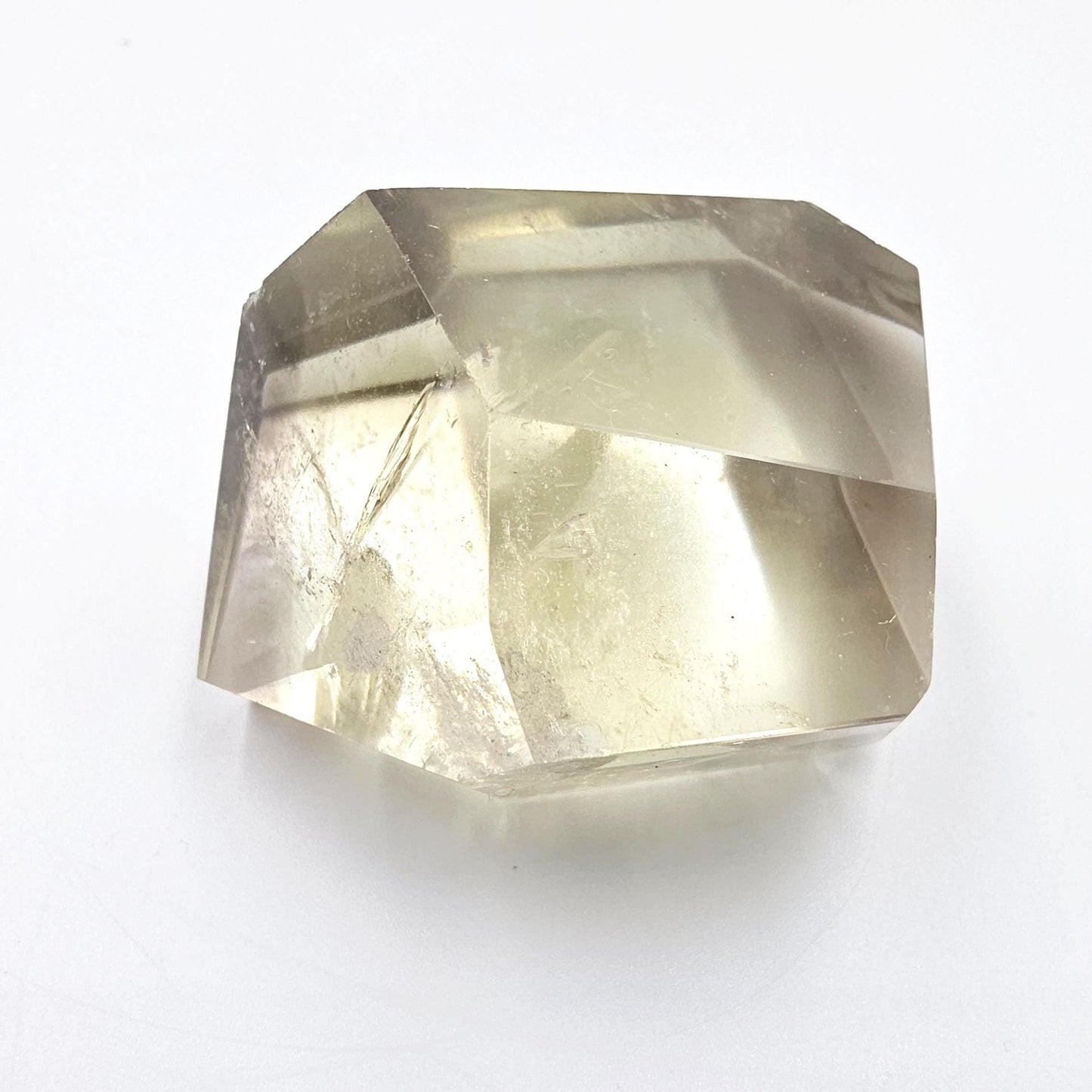 Citrine Freeform with Large Rainbow – Abundance, Confidence & Positive Energy Crystal, 160g