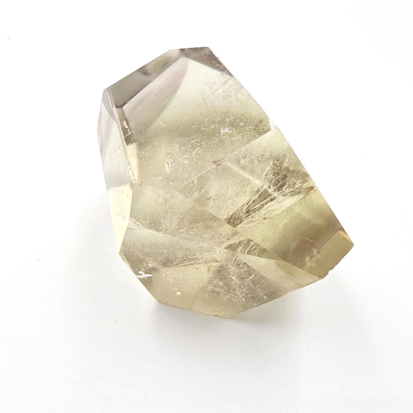 Citrine Freeform with Large Rainbow – Abundance, Confidence & Positive Energy Crystal, 160g
