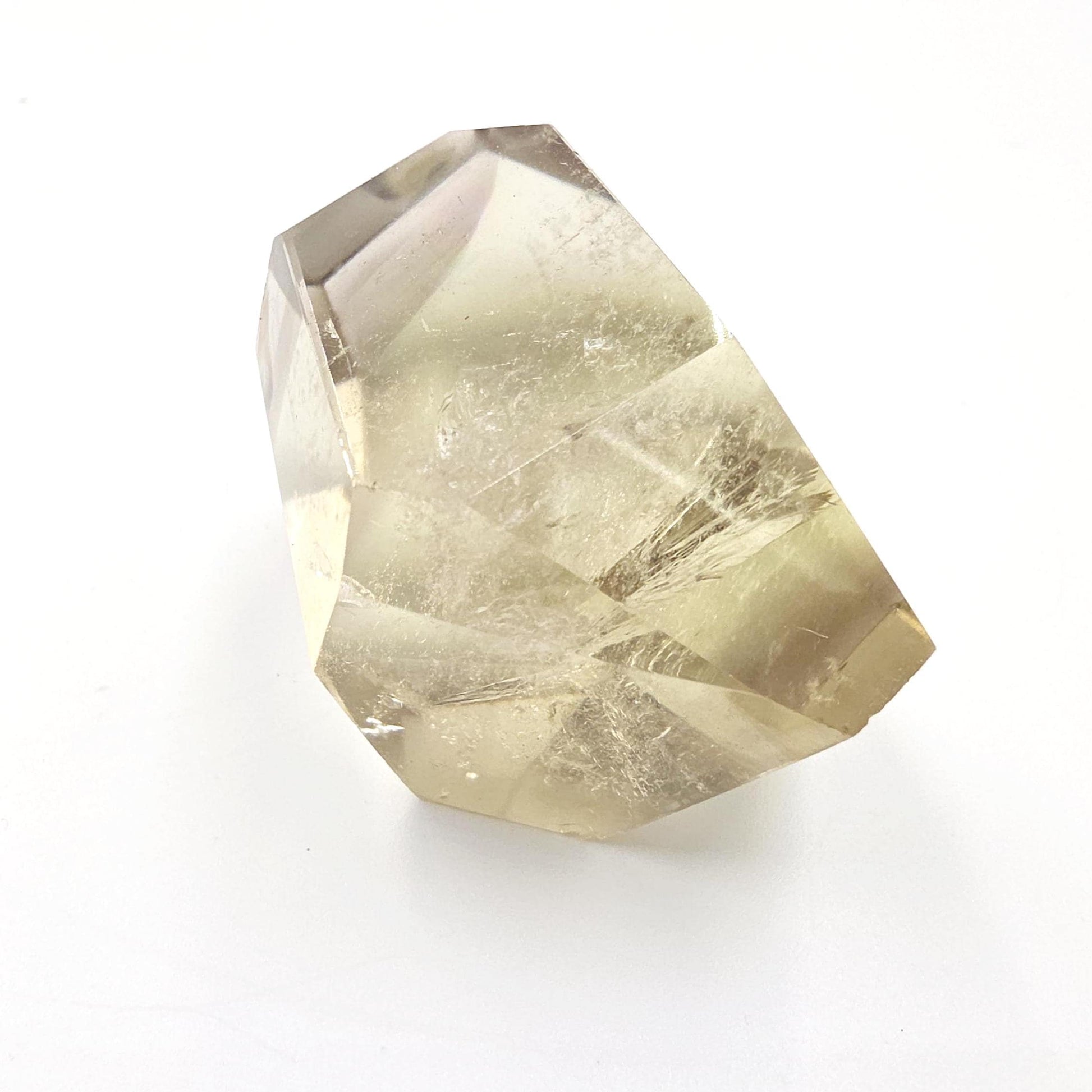 Citrine Freeform with Large Rainbow – Abundance, Confidence & Positive Energy Crystal, 160g