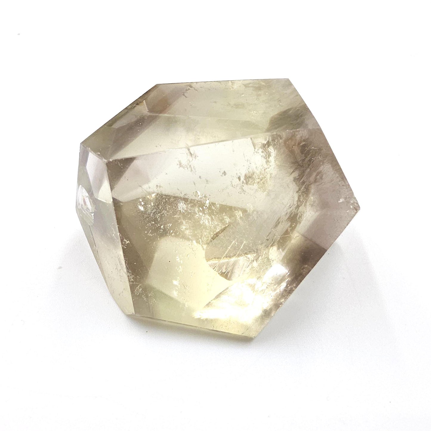 Citrine Freeform with Large Rainbow – Abundance, Confidence & Positive Energy Crystal, 160g