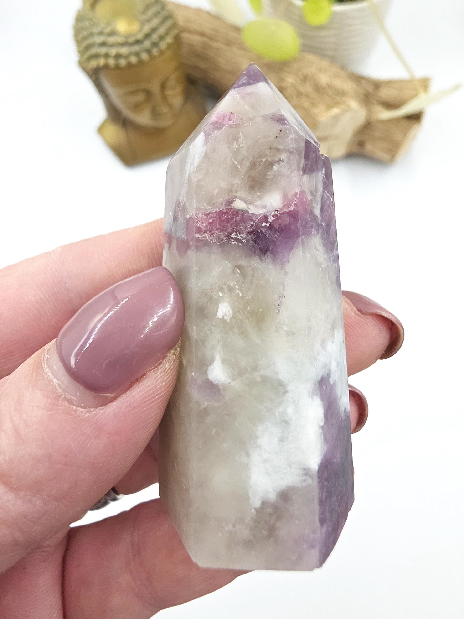 Pink Tourmaline Point – Love, Emotional Healing & Heart Chakra Crystal, 6cm