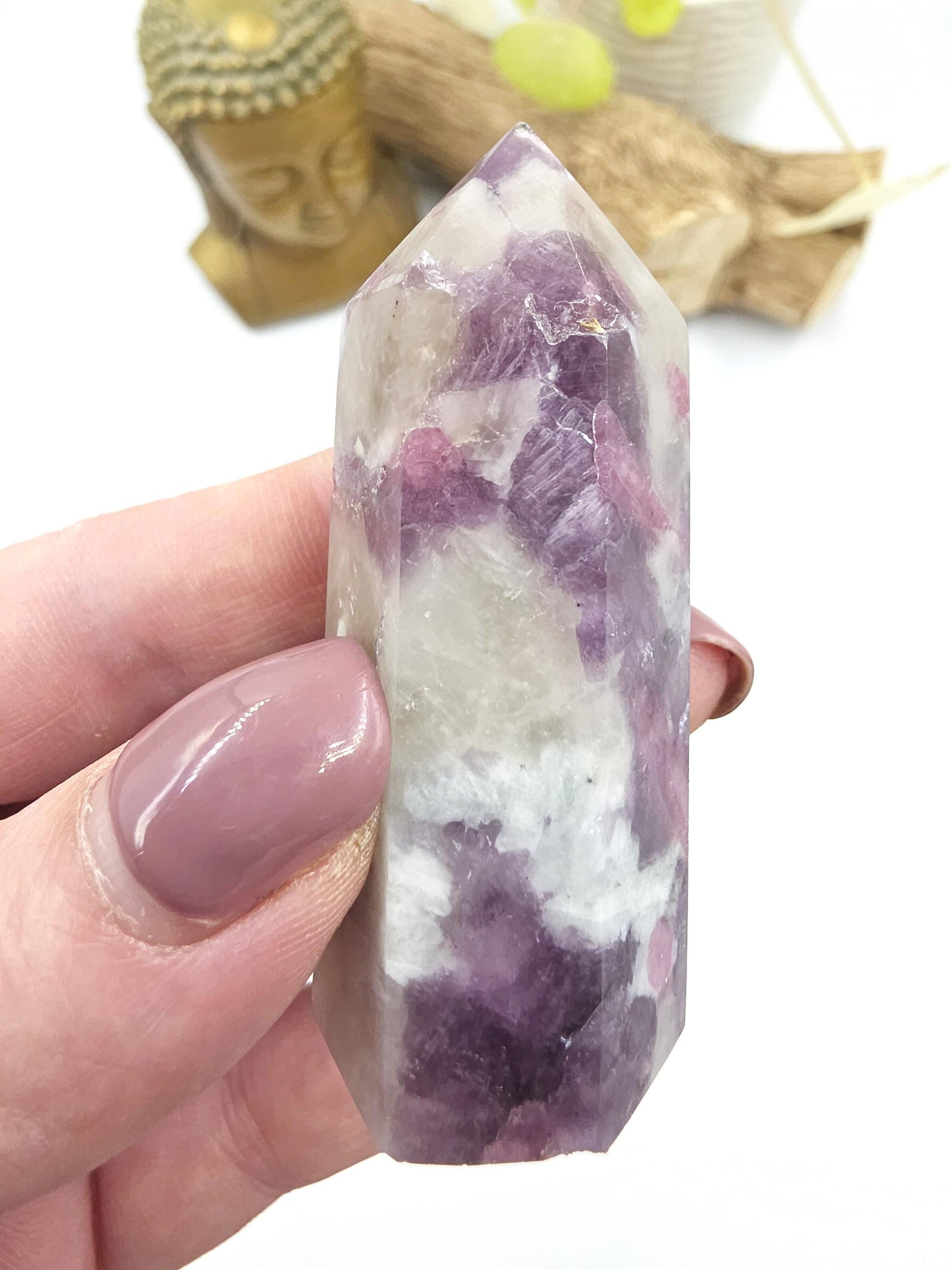 Pink Tourmaline Point – Love, Emotional Healing & Heart Chakra Crystal, 6cm