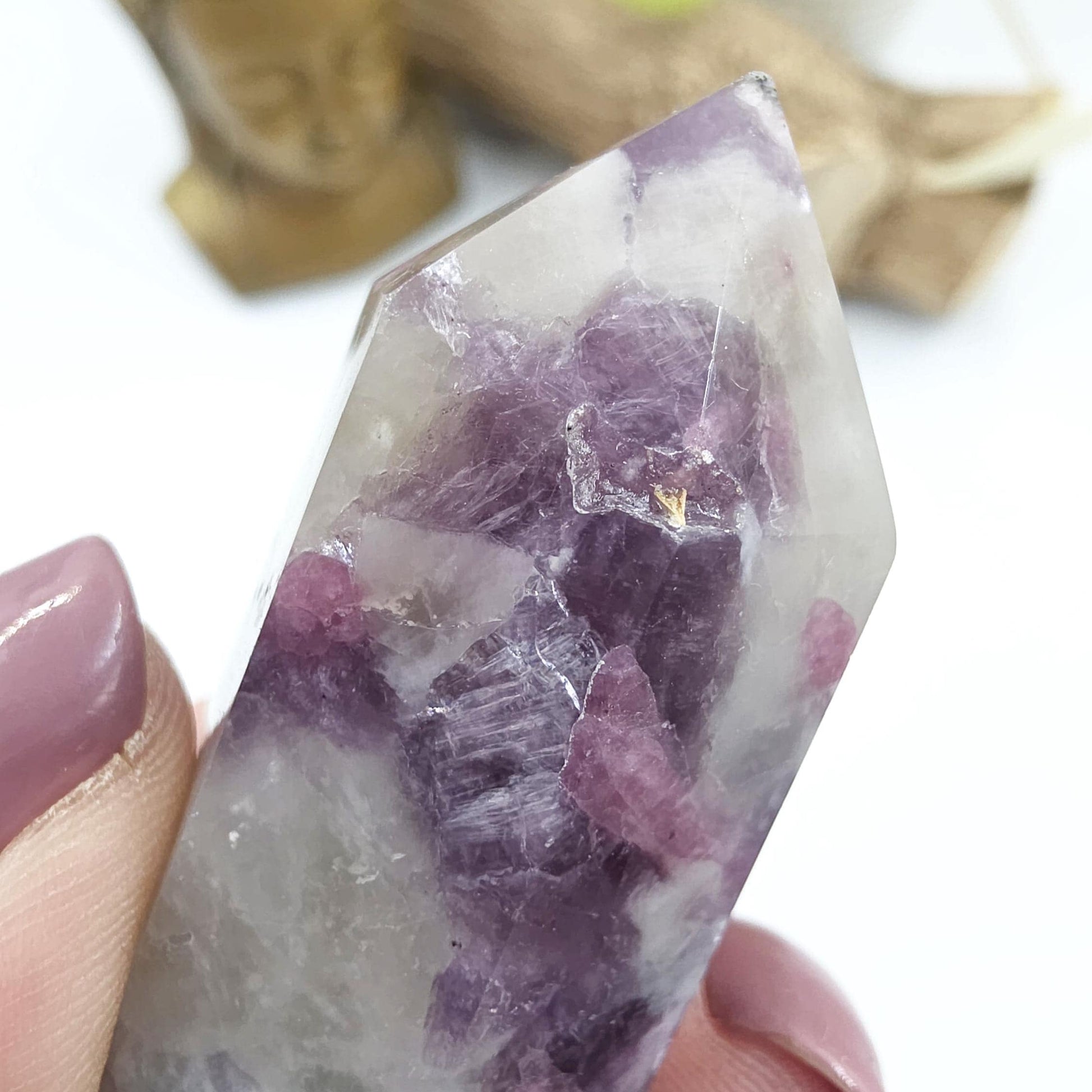 Pink Tourmaline Point – Love, Emotional Healing & Heart Chakra Crystal, 6cm