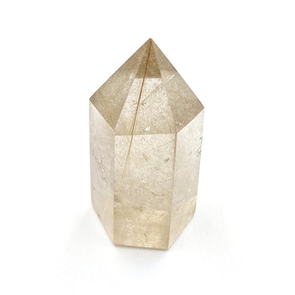 High Grade Mini Golden Rutile Quartz Point – Manifestation, Clarity & Energy Amplification Crystal, 4.1cm