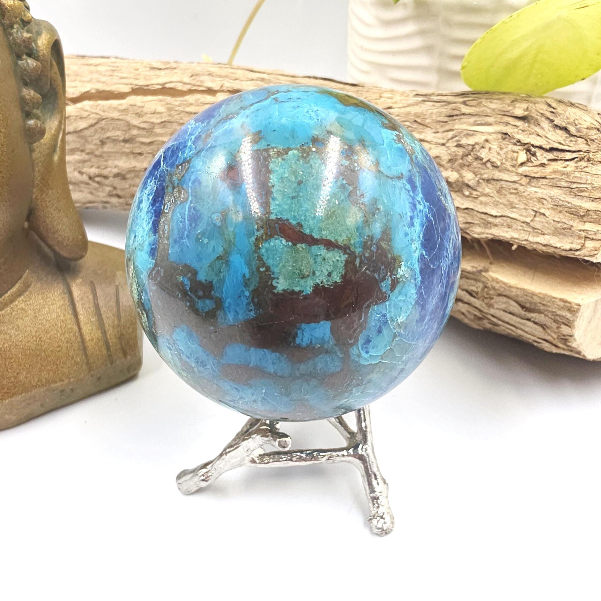 Quantum Quattro Sphere – Emotional Healing, Heart Chakra Balance & Spiritual Growth Crystal, 71mm
