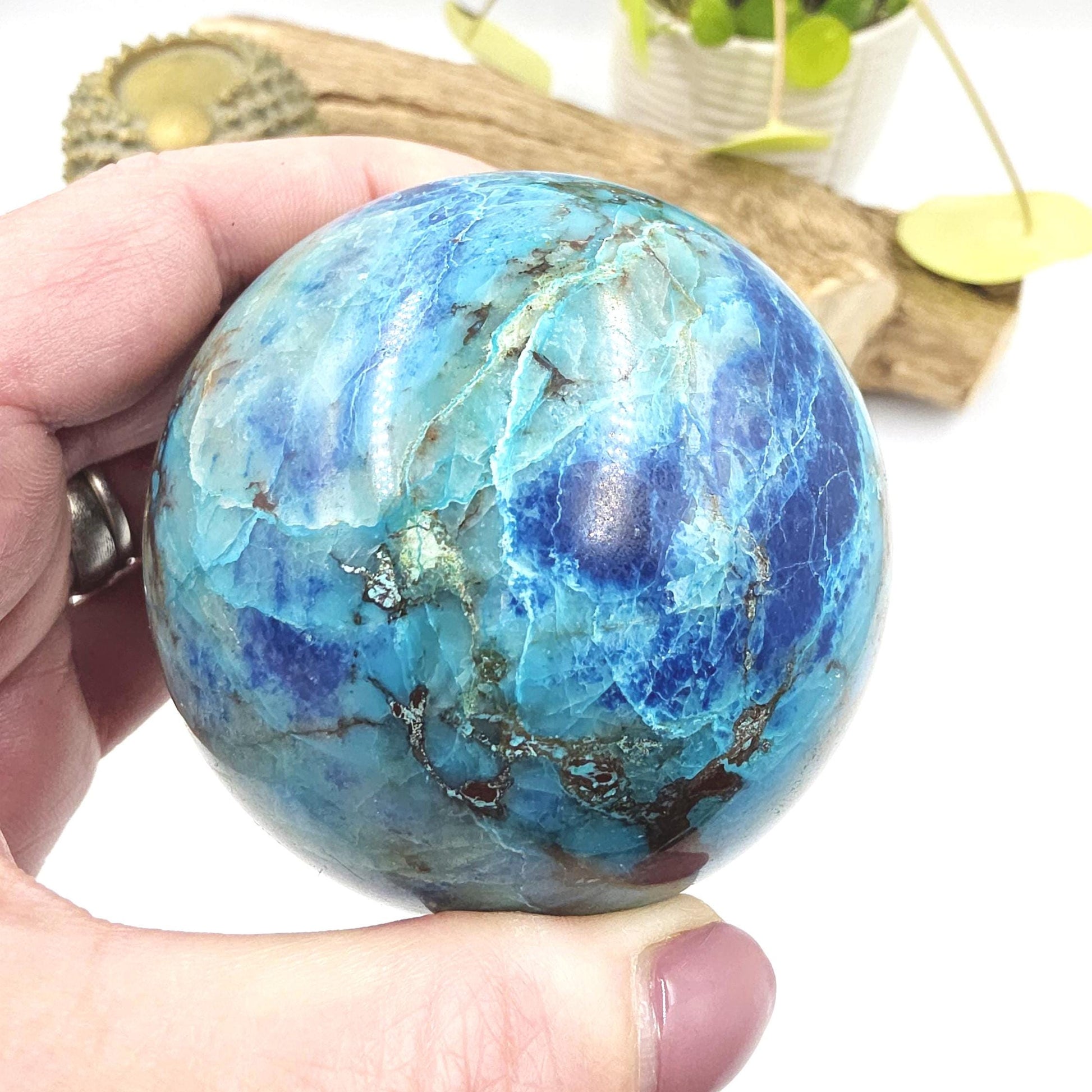 Quantum Quattro Sphere – Emotional Healing, Heart Chakra Balance & Spiritual Growth Crystal, 71mm