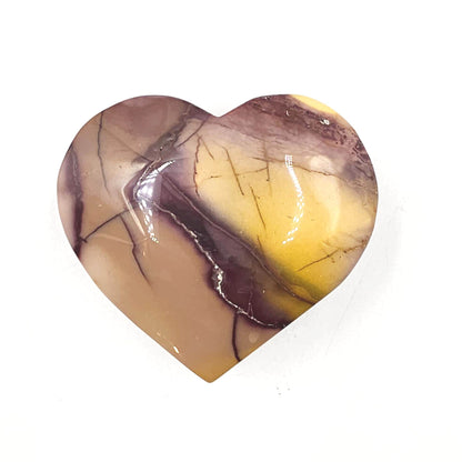 Large Mookaite Crystal Heart – Strength, Grounding & Nurturing Energy Stone, 115g
