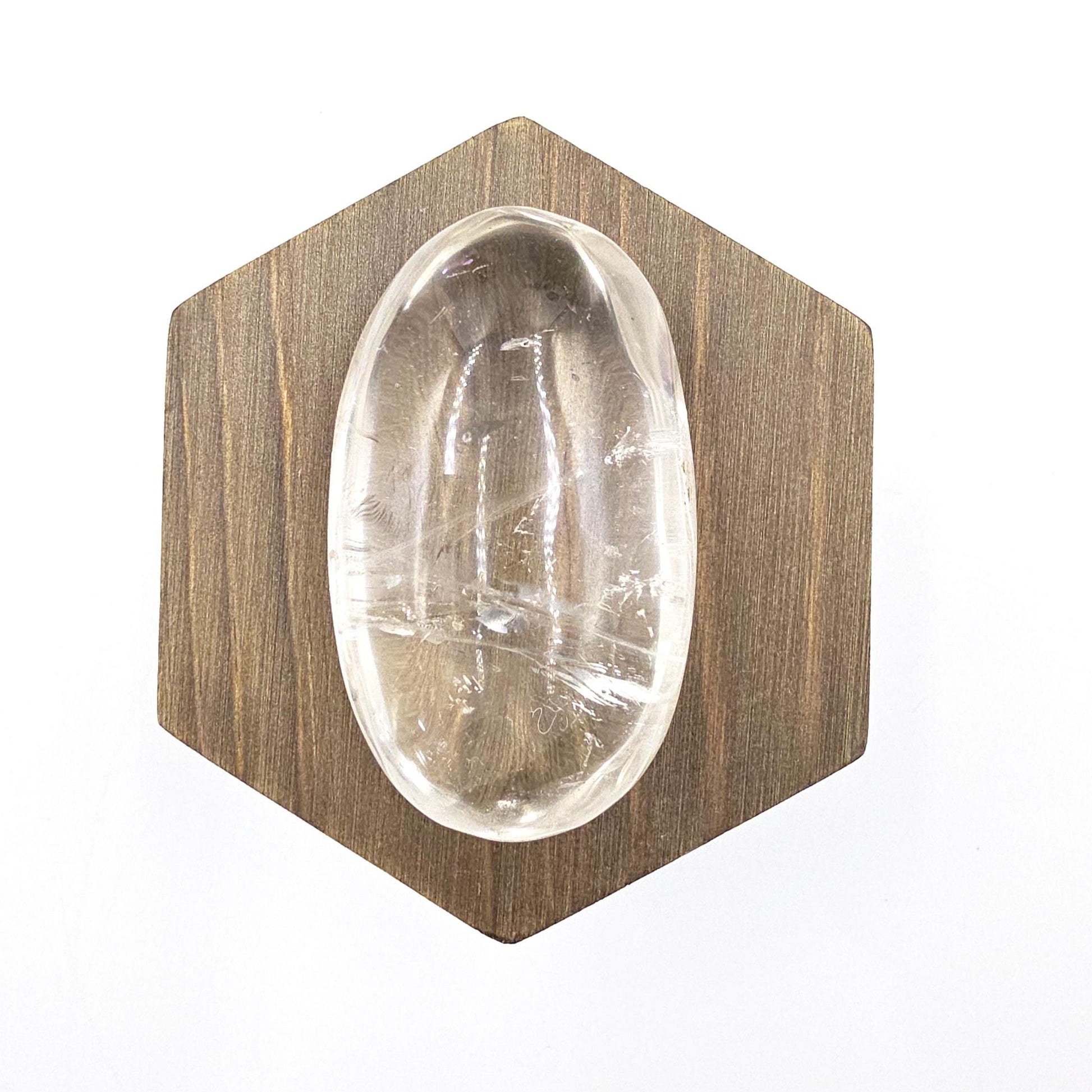 Clear Quartz Palm Stone – Clarity, Energy Amplification & Healing Crystal, 85g