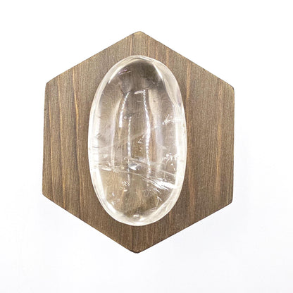 Clear Quartz Palm Stone – Clarity, Energy Amplification & Healing Crystal, 85g