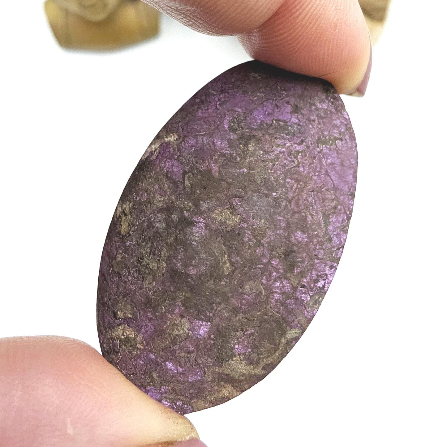 Purpurite Palm Stone – Transformation, Spiritual Insight & Empowered Energy Crystal, 40g