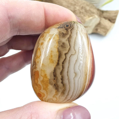 Sardonyx Palm Stone – Strength, Protection & Emotional Balance Crystal, 60g