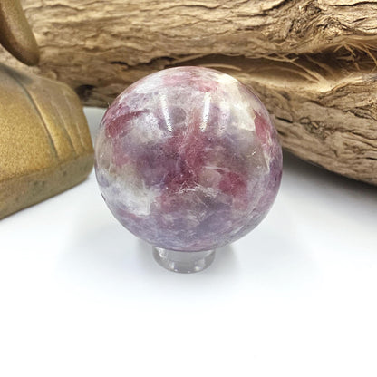 Unicorn Stone (Pegmatite) Sphere – Emotional Healing, Intuition & Spiritual Balance Crystal, 41mm
