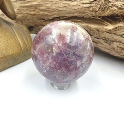 Unicorn Stone (Pegmatite) Sphere – Emotional Healing, Intuition & Spiritual Balance Crystal, 41mm