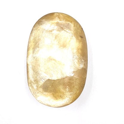 Large Golden Mica (Muscovite) Palm Stone – Confidence, Clarity & Emotional Strength Healing Crystal, 205g
