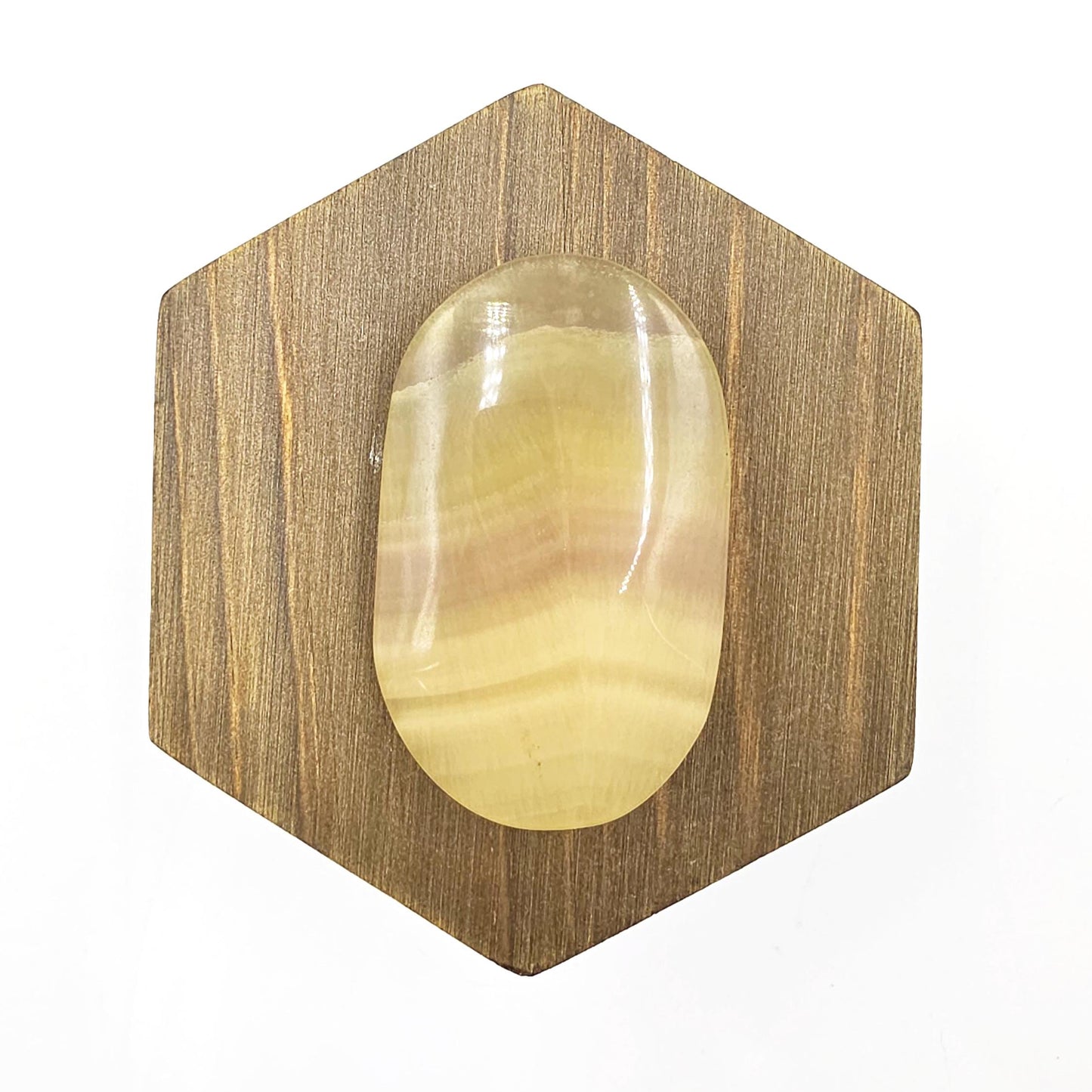 Yellow Fluorite Palm Stone – Clarity, Confidence & Emotional Balance Crystal, 55g