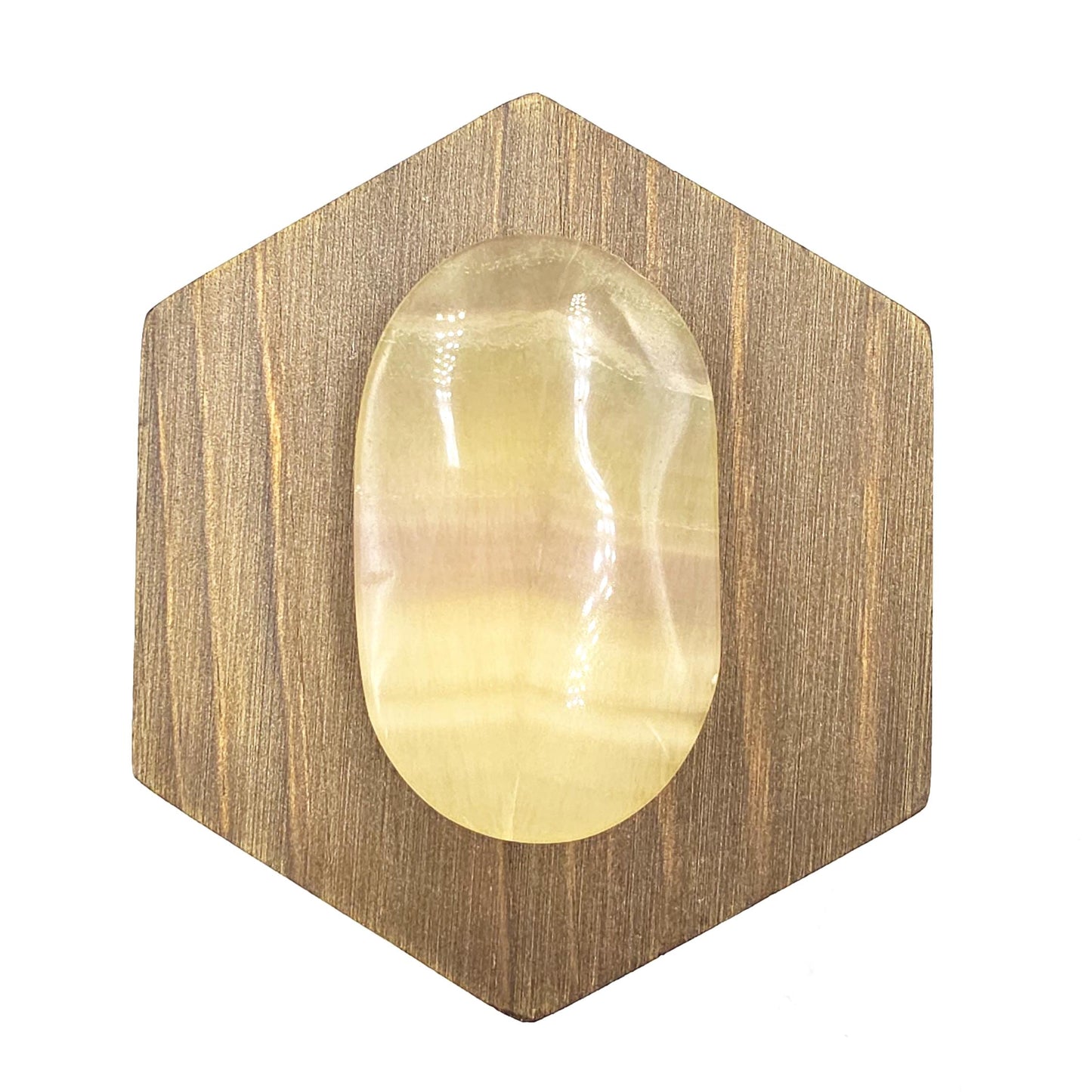 Yellow Fluorite Palm Stone – Clarity, Confidence & Emotional Balance Crystal, 55g