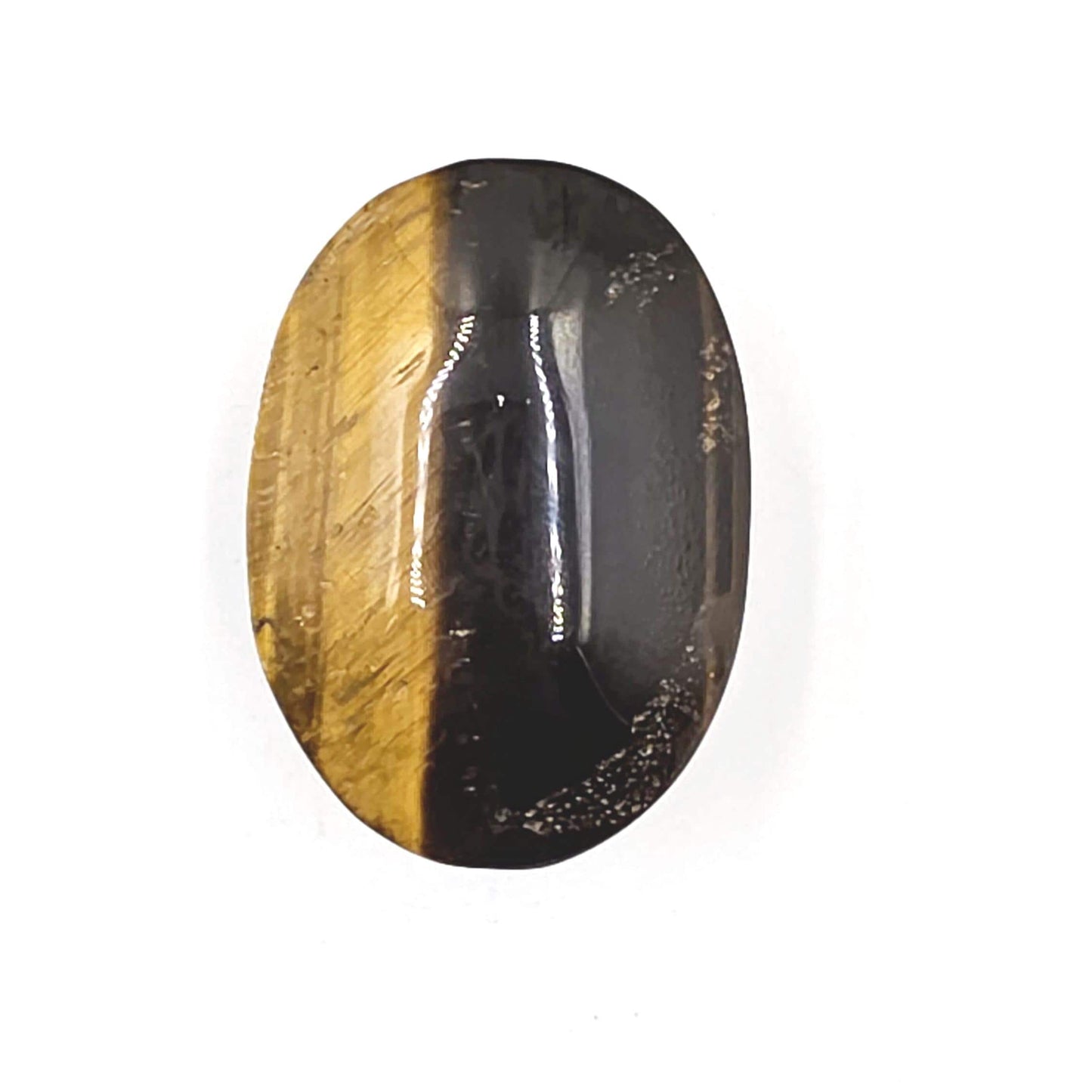 Yellow Tiger’s Eye Palm Stone – Confidence, Protection & Solar Plexus Energy Crystal, 50g