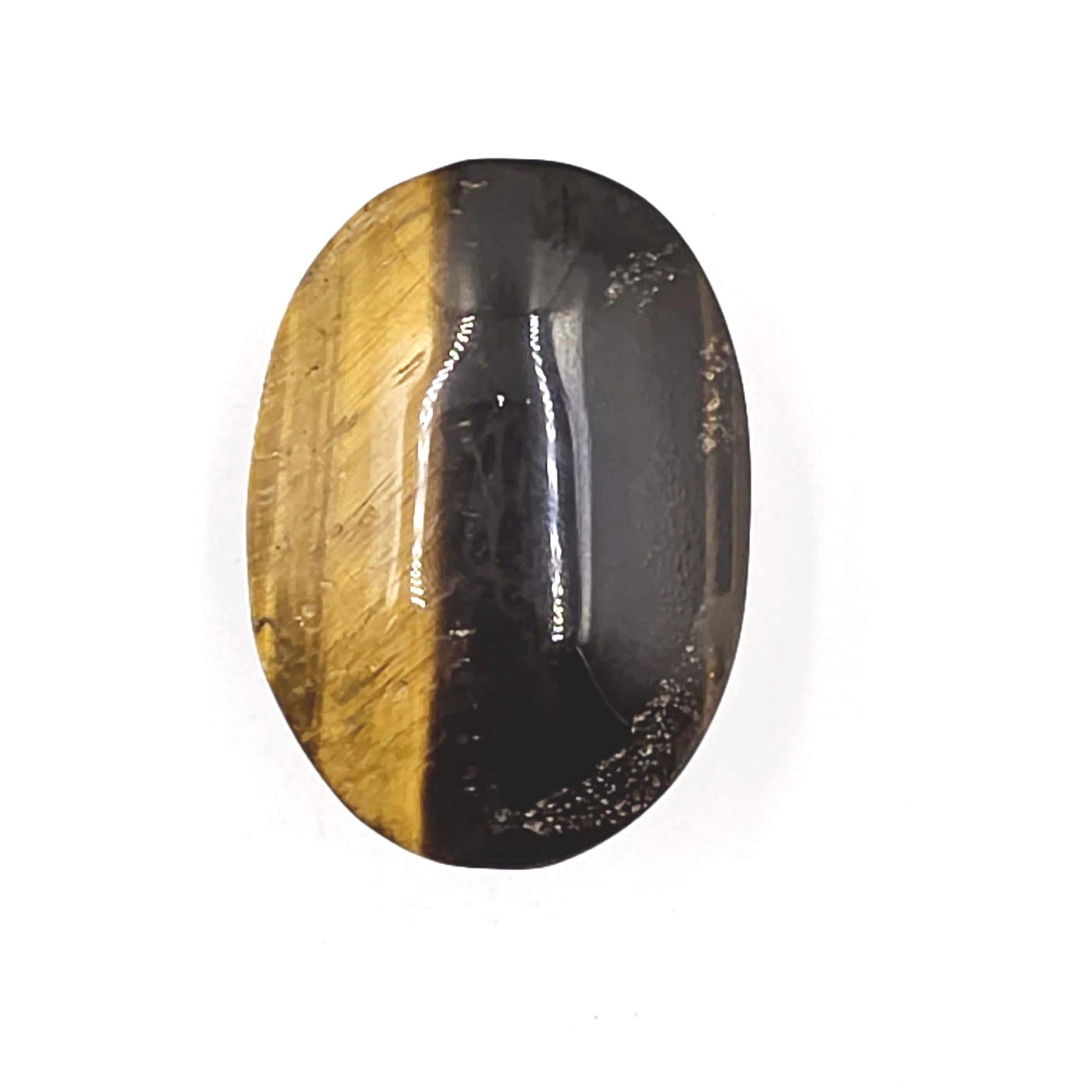 Yellow Tiger’s Eye Palm Stone – Confidence, Protection & Solar Plexus Energy Crystal, 50g
