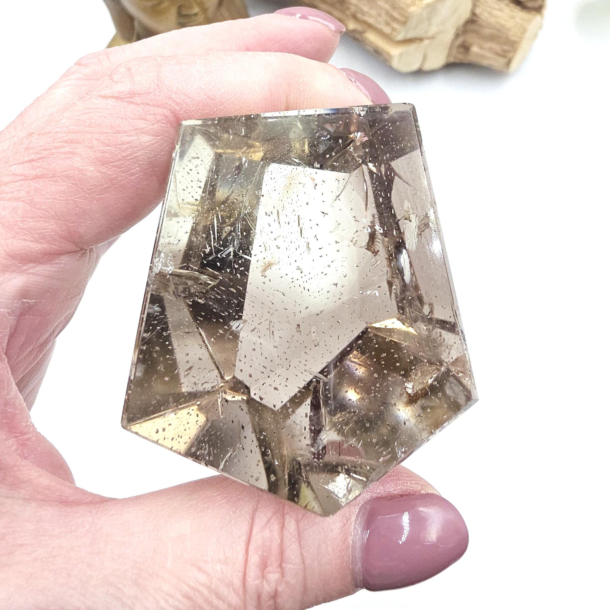 Smoky Citrine Freeform – Abundance, Grounding & Positive Energy Crystal, 205g