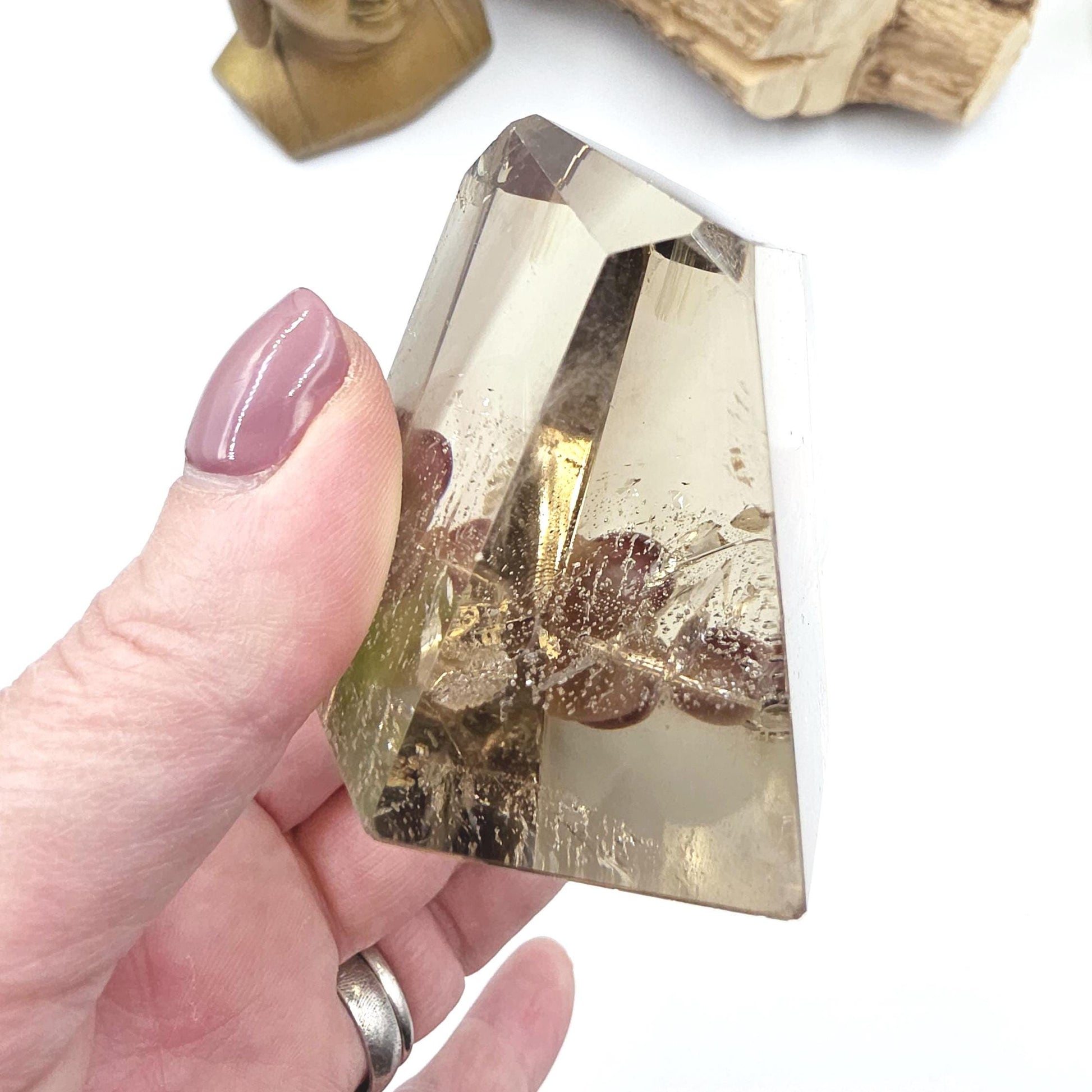 Smoky Citrine Freeform – Abundance, Grounding & Positive Energy Crystal, 205g