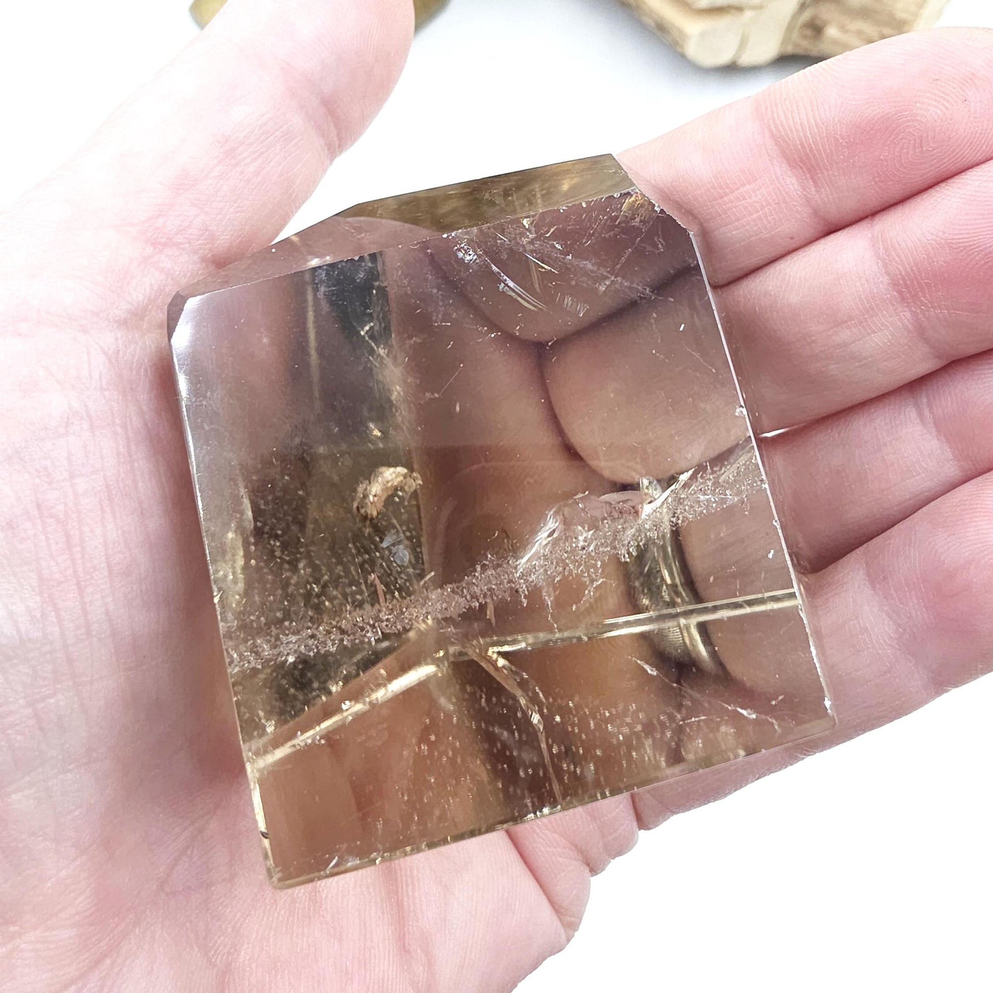 Smoky Citrine Freeform – Abundance, Grounding & Positive Energy Crystal, 205g
