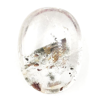 Huge Green Garden Quartz (Lodolite) Palm Stone / Freeform – Manifestation, Clarity & Inner Journey Healing Crystal, 425g