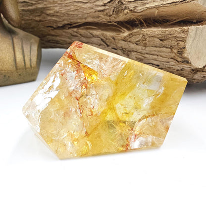 Madagascan Golden Healer Freeform – Deep Healing, Energy Amplification & Spiritual Balance Crystal, 180g