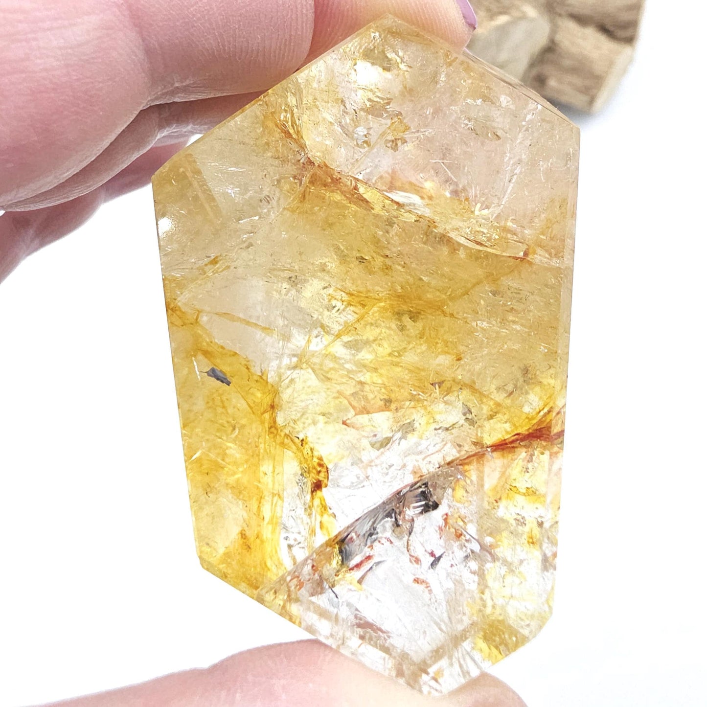 Madagascan Golden Healer Freeform – Deep Healing, Energy Amplification & Spiritual Balance Crystal, 180g