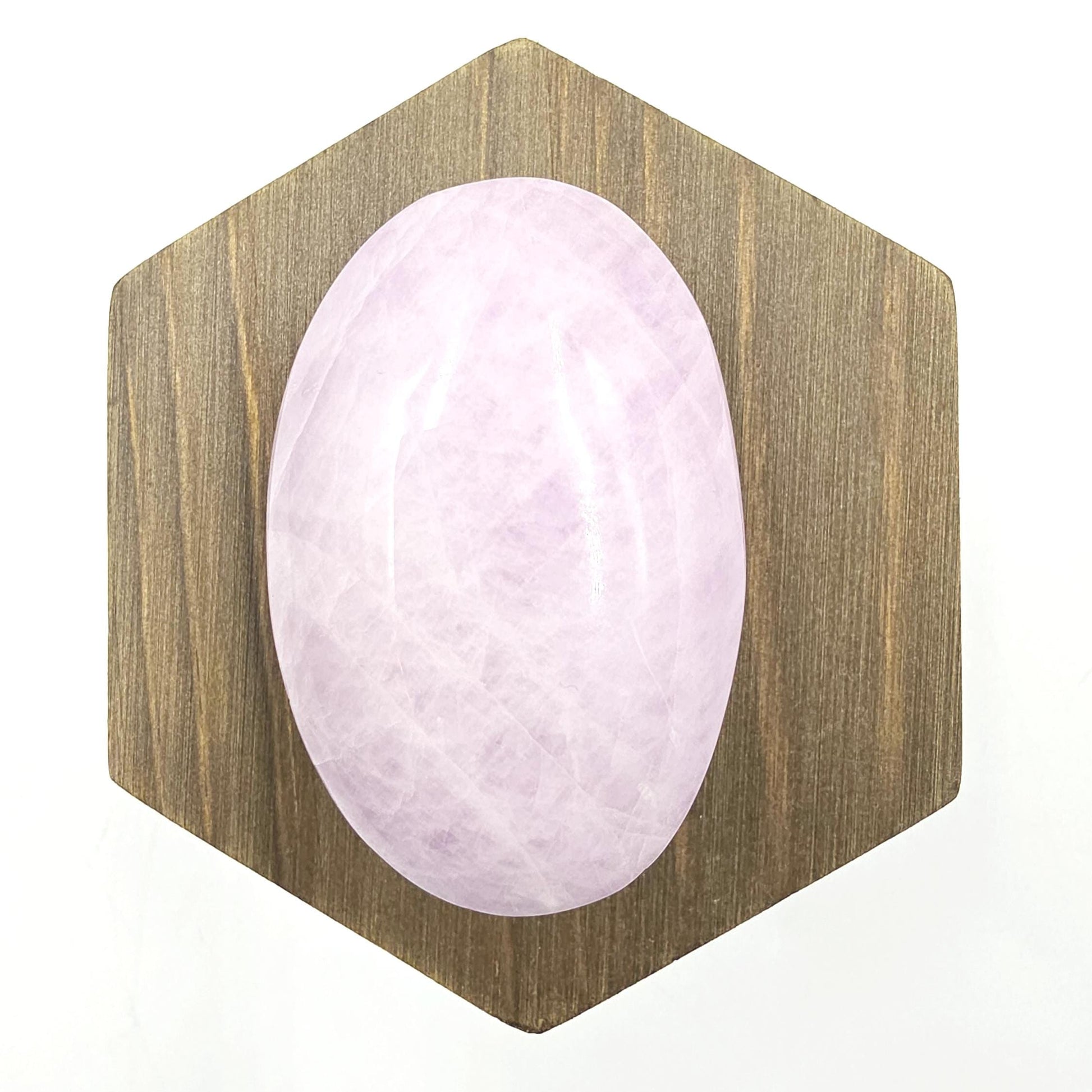 Flashy Kunzite Crystal Palm Stone - Heart Chakra & Emotional Healing Crystal, 100g